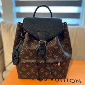 Louis Vuitton Brown and Black Monogram Backpack